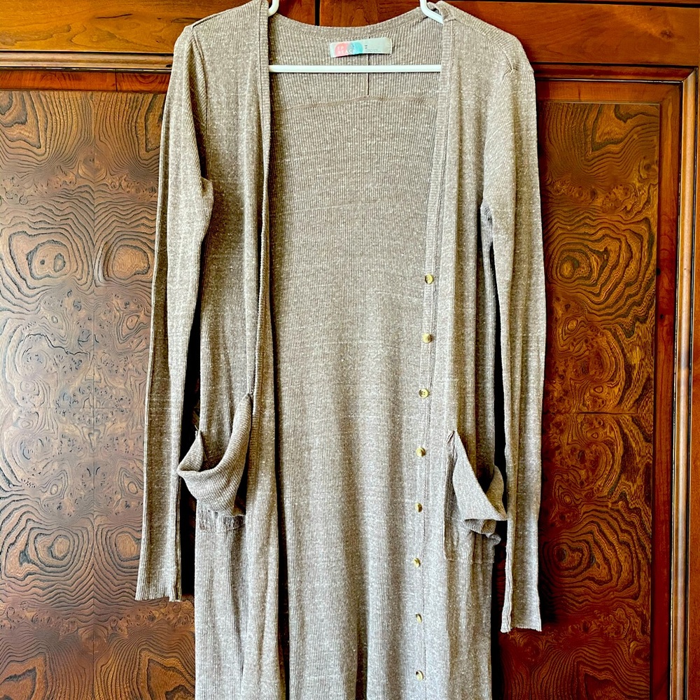 FP maxi beach cardigan